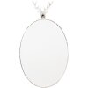 Clayre & Eef 52S321 Spiegel ovale hertenkop 50x10x89 cm