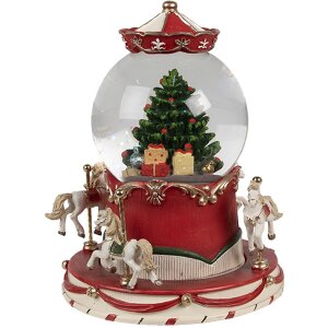Clayre & Eef 65766 Sneeuwbol met muziek Kerstboom...