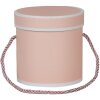 Clayre & Eef 66009P Cadeaudoos Roze Rond Ø 12x12 cm Kartonnen doos