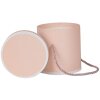 Clayre & Eef 66009P Cadeaudoos Roze Rond Ø 12x12 cm Kartonnen doos