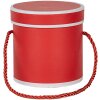 Clayre & Eef 66009R Cadeaudoos Rond Rood Ø 12x12 cm Kartonnen doos met handvat