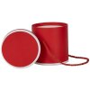 Clayre & Eef 66009R Cadeaudoos Rond Rood Ø 12x12 cm Kartonnen doos met handvat