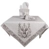 Clayre & Eef GTW44 Ovenwant hertenmotief beige-bruin 18x30 cm