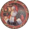 Clayre & Eef 65753 Placemat 40 cm Rood Wit Kerstmotief Landelijke Stijl