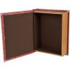 Clayre & Eef 65755 Opbergdozen set van 3 rood-wit 27x22x7 cm