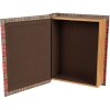 Clayre & Eef 65756 Opbergdozenset Rood Wit 3 Maten Kerst MDF