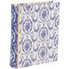 Clayre & Eef 66016 Boekvorm Wit Blauw 17x14x5 cm Retro Vintage