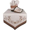 Clayre & Eef LFJ45 Pannenlap Beige Bruin Katoen 20x20 cm