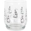Clayre & Eef BNSGL0002 Drinkglas konijn Ø 8x9 cm 300 ml landelijke stijl