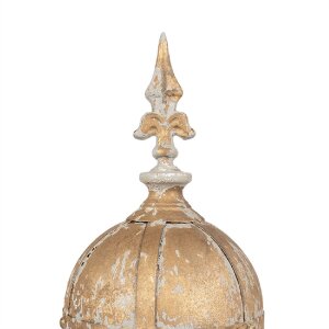 Clayre & Eef 6Y5584 Ornament IJzer Bruin-Goud Antiek Ø 19x45 cm