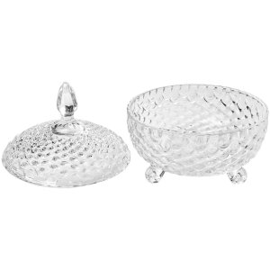 Clayre & Eef 6GL4997 Voorraadpot met deksel Ø 17x19 cm