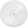 Clayre & Eef 6GL5016 Schaal op voet Transparant Ø 32x21 cm Glas