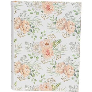 Clayre & Eef 66021 Boekvormige doos set van 3 wit groen landelijke stijl