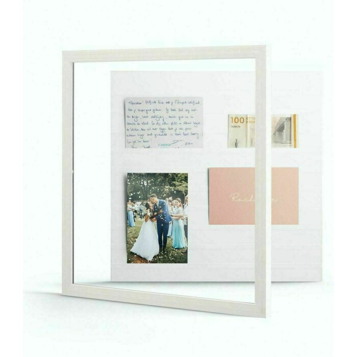 Deknudt S41VF1 Gallerina witte lijst 40x40 cm voor fotocollages