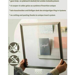 Deknudt S41VF1 Gallerina witte lijst 40x40 cm voor fotocollages