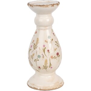 Clayre & Eef 6CE1945L Kandelaar Beige Roze Ø...