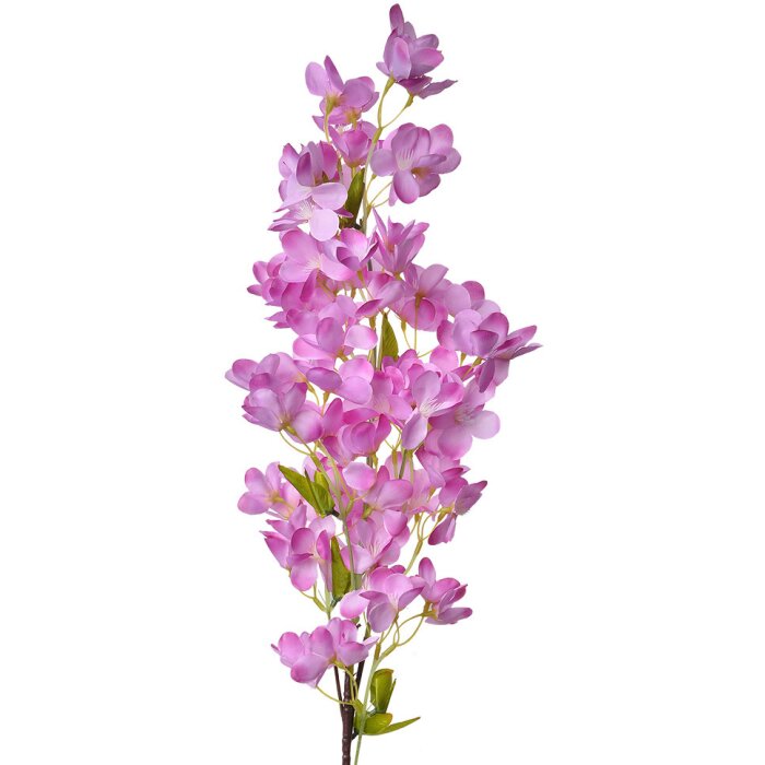 Clayre & Eef 5PL0117F Decoratie Tak met Bloemen Paars 15x8x100 cm