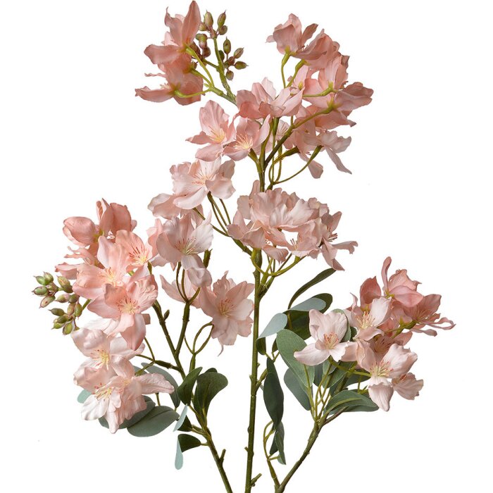 Clayre & Eef 5PL0120 Decoratieve Tak Bloemen Roze 22x11x85 cm Modern Kunststof