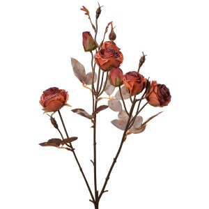 Clayre & Eef 6PL0330P Siertak met bloemen oranje...