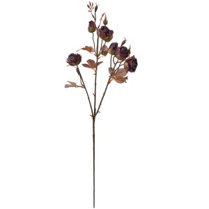 Clayre & Eef 6PL0330R Decoratie Tak met Bloemen Rood...
