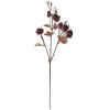 Clayre & Eef 6PL0330R Decoratie Tak met Bloemen Rood Rustiek 16x9x73 cm