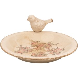 Clayre & Eef 6CE1949L Vogelvoerbakje Ø 26x10...