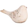 Clayre & Eef 6CE1952M Decoratie Vogel Beige Roze 22x9x12 cm