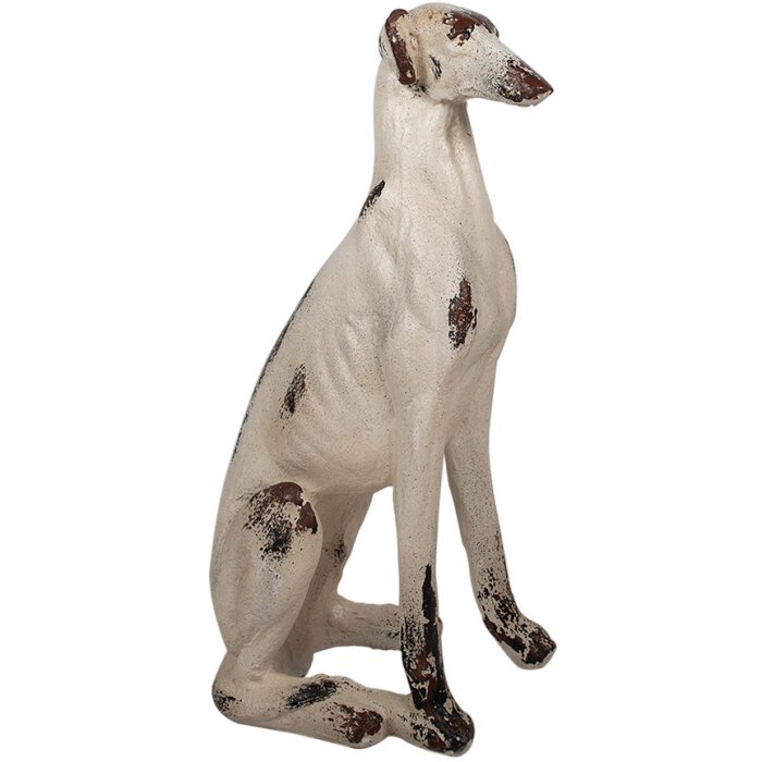 Clayre & Eef 5MG0048 Decoratie Hond Beige Bruin 37x24x79 cm