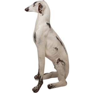 Clayre & Eef 5MG0048 Decoratie Hond Beige Bruin 37x24x79 cm