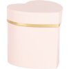 Clayre & Eef 66024P Geschenkdoos Hart Roze 10x10x10 cm