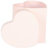 Clayre & Eef 66024P Geschenkdoos Hart Roze 10x10x10 cm