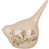 Clayre & Eef 6CE1954M Decoratie Vogel Beige Roze 14x9x15 cm Landelijke stijl