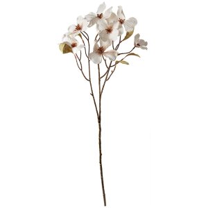 Clayre & Eef 5PL0113W Kunstbloem Wit 12x8x72 cm
