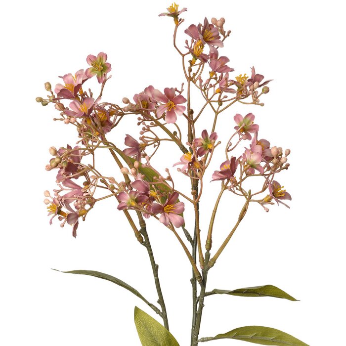 Clayre & Eef 5PL0122P Decoratietak met bloemen 15x7x70 cm