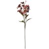 Clayre & Eef 5PL0122R Decoratie Tak met Bloemen Rood 15x7x70 cm