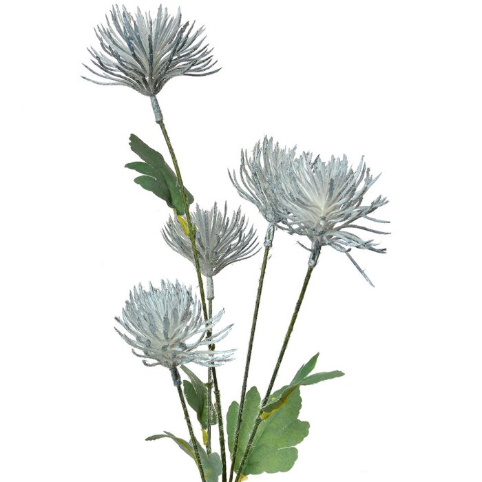 Clayre & Eef 5PL0124BL Decoratie Tak met Bloemen Wit 16x9x70 cm