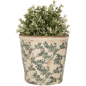 Clayre & Eef 6CE1976M Bloempotdecoratie Ø 17x16 cm Vintage Design