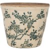 Clayre & Eef 6CE1976S Bloempotdecoratie Ø 12x11 cm Vintage Design