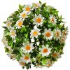 Clayre & Eef 6PL0324S Decoratieve kunstbloembol madeliefje Ø 17 cm