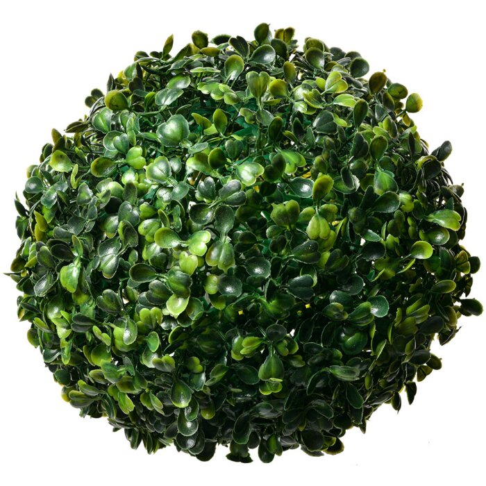 Clayre & Eef 6PL0325M Decoratieve bol buxus kunststof groen Ø 20 cm