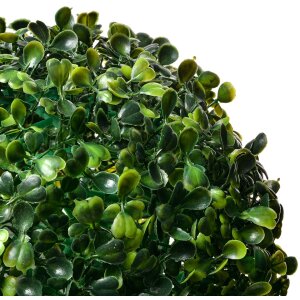 Clayre & Eef 6PL0325M Decoratieve bol buxus kunststof groen Ø 20 cm
