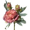Clayre & Eef 6PL0332R Kunstbloem Roos Rood 12x12x62 cm