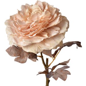 Clayre & Eef 6PL0334 Kunstbloem Roos Roze 10x10x60 cm