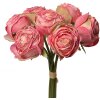 Clayre & Eef 6PL0336P Kunstbloemenboeket 7 Rozen Roze 16x14x34 cm