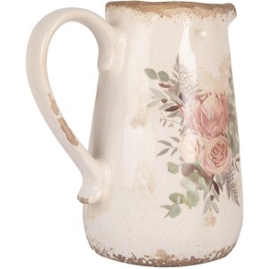 Clayre & Eef 6CE1979M Sierkan Beige Roze 17x12x18 cm...