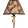 Clayre & Eef 5LMC0043 Tafellamp Ø22x71cm Ijzer Antiek Beige Bruin E27 60W