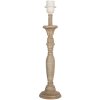Clayre & Eef 6LMP797 Lampvoet hout bruin groen Ø11x46 cm E27 max 60W