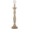 Clayre & Eef 6LMP797 Lampvoet hout bruin groen Ø11x46 cm E27 max 60W