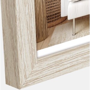 ZEP houten lijst hal 10x15 tot 20x30 cm wit bruin naturel blokprofiel helder glas