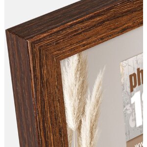 ZEP houten lijst hal 10x15 tot 20x30 cm wit bruin naturel blokprofiel helder glas